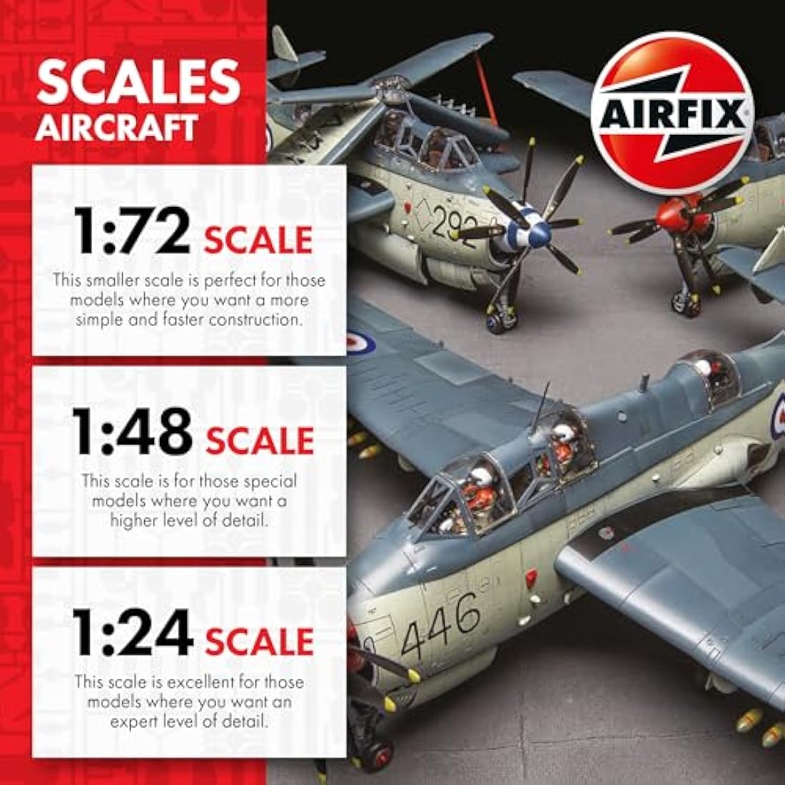 Airfix Model Set - A08016 Armstrong Whitworth Whitley Mk.V Model Building Kit - Plastic Model Plane Kits for Adults & Children 8+, Set Includes Sprues & Decals - 1:72 Scale Model