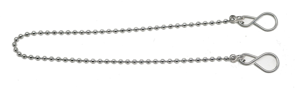 fiXte Replacement Sink Plug Shower Bath Black 45mm (1 3/4") Plug with 450mm (18") Chain or 38mm (1 1/2") Plug with 300mm (12") Chain