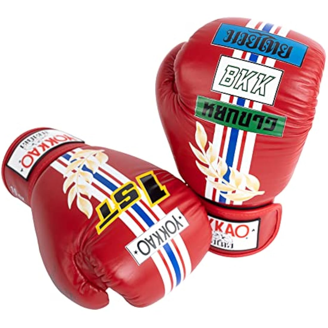 YOKKAO Design Breathable Muay Thai Boxing Glove | Premium Leather Training and Sparring Gloves for Men and Women | Winning Boxing Gloves | Punching Gloves