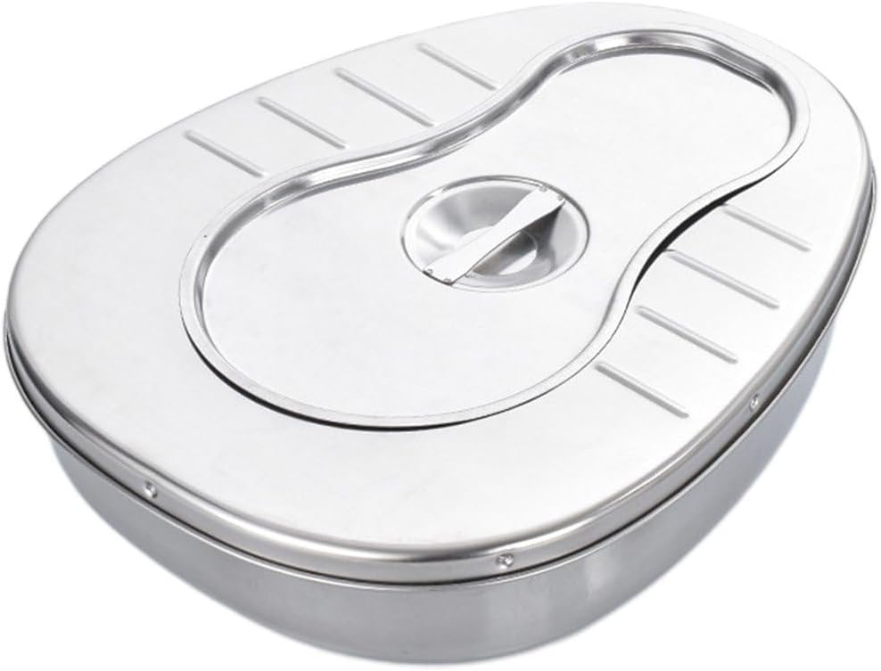Stainless Steel Bed Pan, New but open, scruffy box