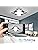 minifair Led Ceiling Light for Bedroom,Remote Control,Brightness Dimmable,3000-6500K,52CM,Modern,Flush Ceiling Light for Dining Room,Living Room,Kitchen and More