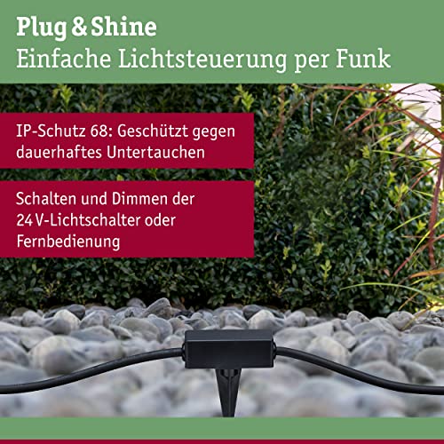 Outdoor Plug & Shine Controller IP68 433MHz Remote Control Black Plastic