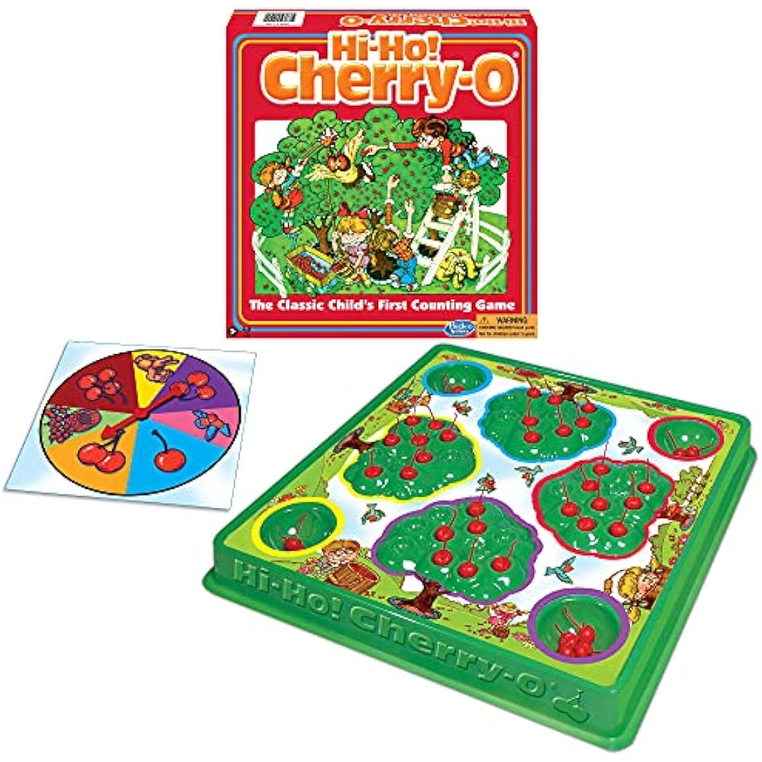 Winning Moves HI-Ho Cherry-O Games USA, The Classic Child's First Counting Game, for 2 to 4 Players, Ages 3+