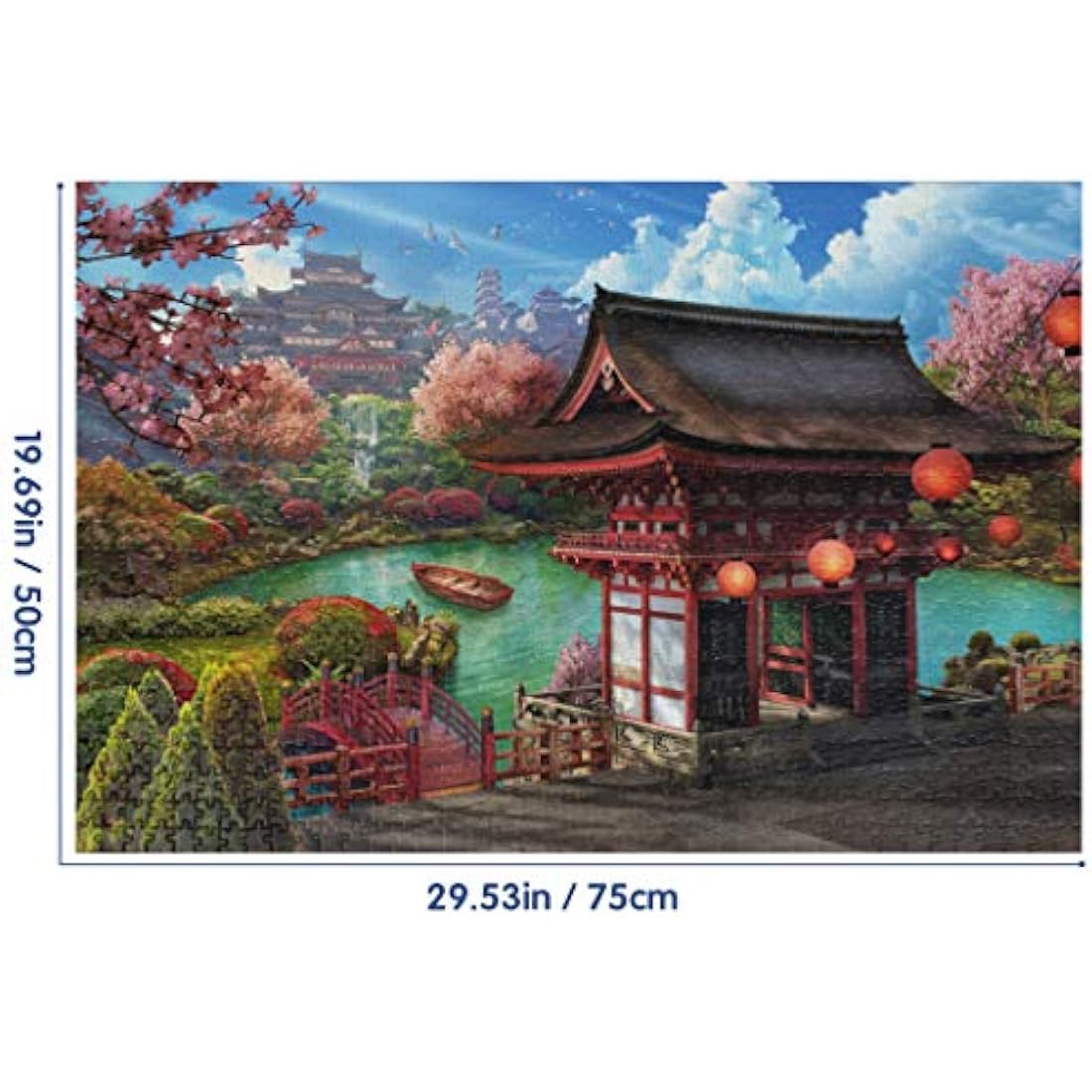 Tektalk 1000 Piece Puzzles for Adults Jigsaw Puzzles for Adults (Kiyomizu Temple)