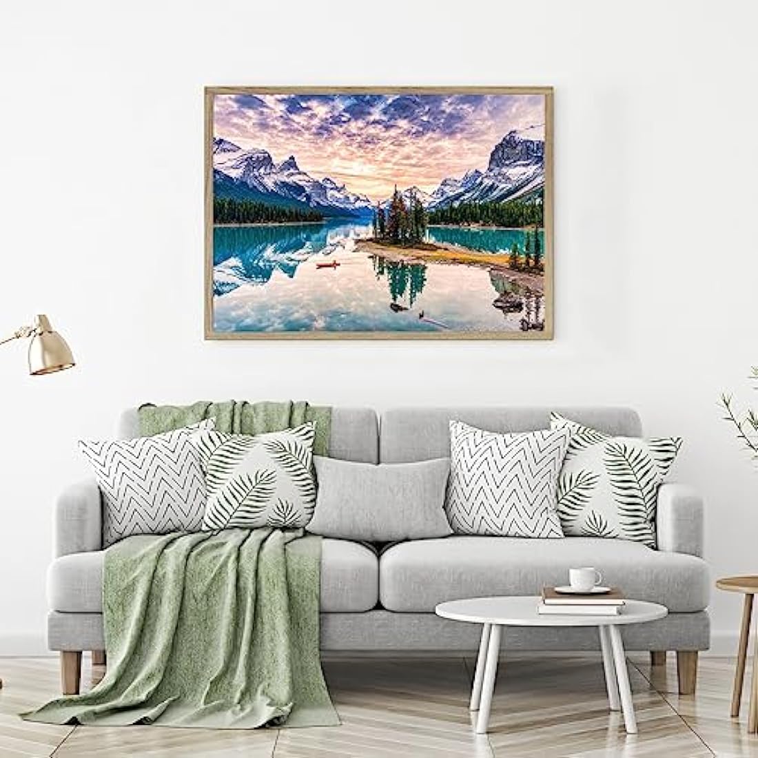 Spirit Island Jigsaw Puzzles for Adults 1000 Piece Maligne Lake 1000 Piece Jigsaw Puzzles for Adults Gifts