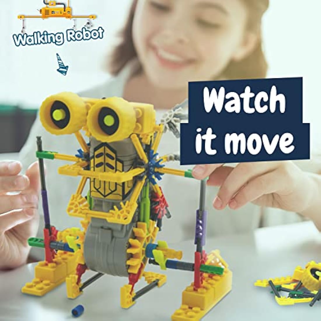 Science4you Robotics Betabot - Robot Building Toy for Kids Age 8-14, Kit with 126 pieces to Build Your Own Robot and Make it Move, Science Kit and STEM Toy for Kids 8+ years old