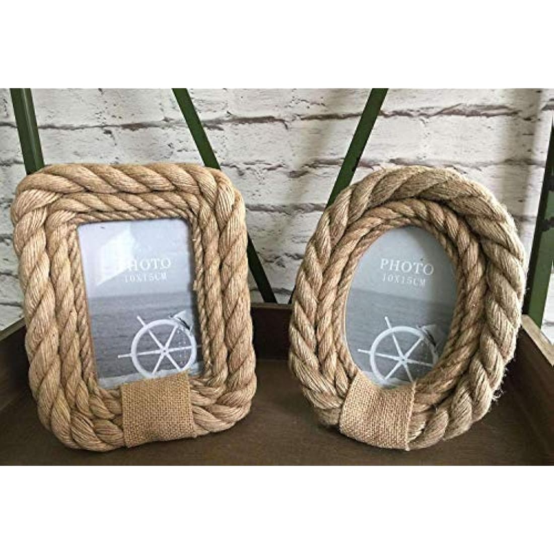 [26mm Diameter]Garden Jute Cord Rope String Decking Rope 4 Strand Jute Twine Super Strong 20m Tug Of Exercise Training Arts Crafts Jute Rope for Garden Restaurant Party Wedding Decoration-65.6Ft