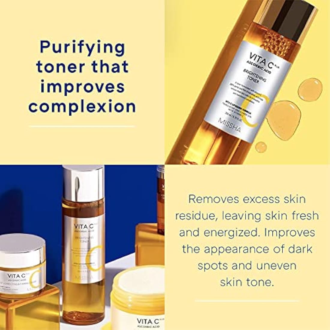 Missha Vita C Plus Brightening Toner 200ml / 6.76 FL.OZ.