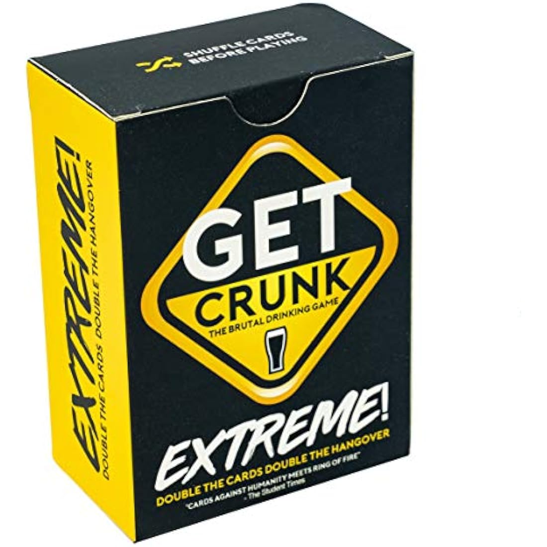Get Crunk Extreme Volume 3 - The Brutal Card Drinking Game for Students, Pre Drinks, Stag and Hen Parties. You will be abused!