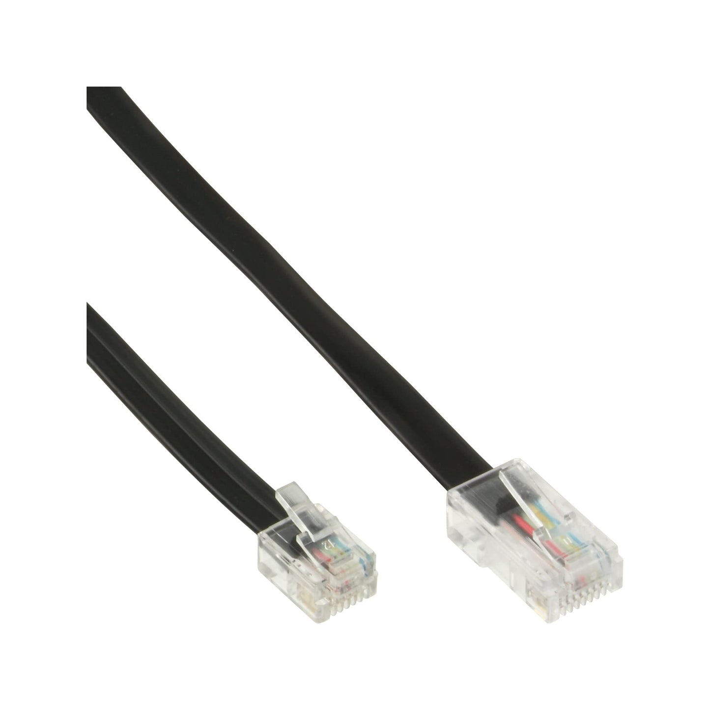 Intos Connection Cable Cable RJ11/RJ11/45 Male ? RJ45 Male Flat 4 A 10 m Black