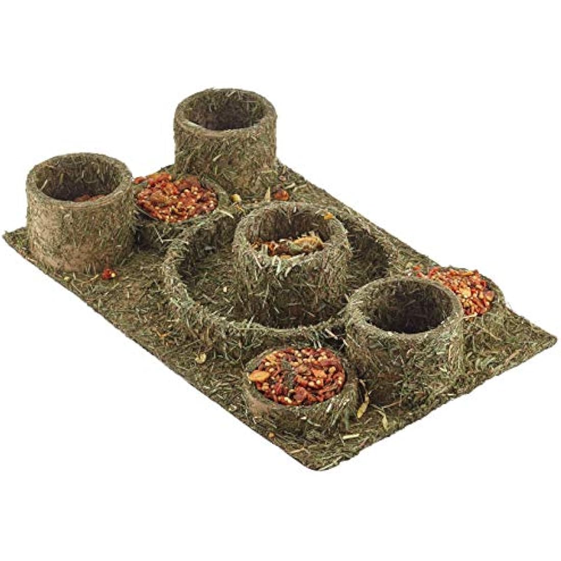 Rosewood Naturals Hide ‘n’ Treat Maze, Small Animal Treat and Forage Gnaw Toy for Rabbits, Guinea Pigs, Chinchillas, Degus, Hamsters, Gerbils, Mice and Rats, 28cm x 18cm