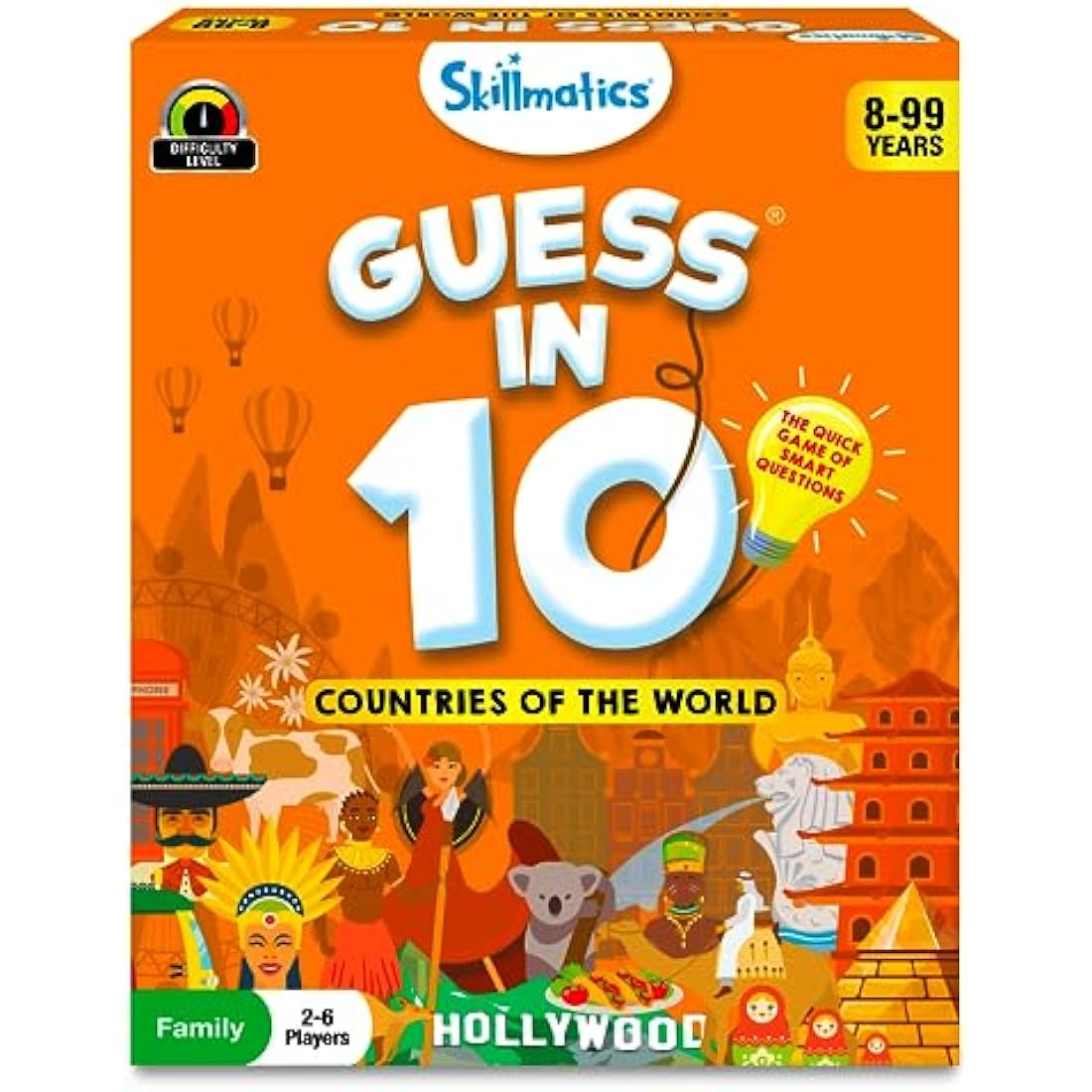 Skillmatics Guess in 10 Countries of the World, Perfect for Boys, Girls, Kids & Families Who Love Card Games, Educational Toys, Board Games, Trivia, Gifts for Ages 8, 9, 10 & Up