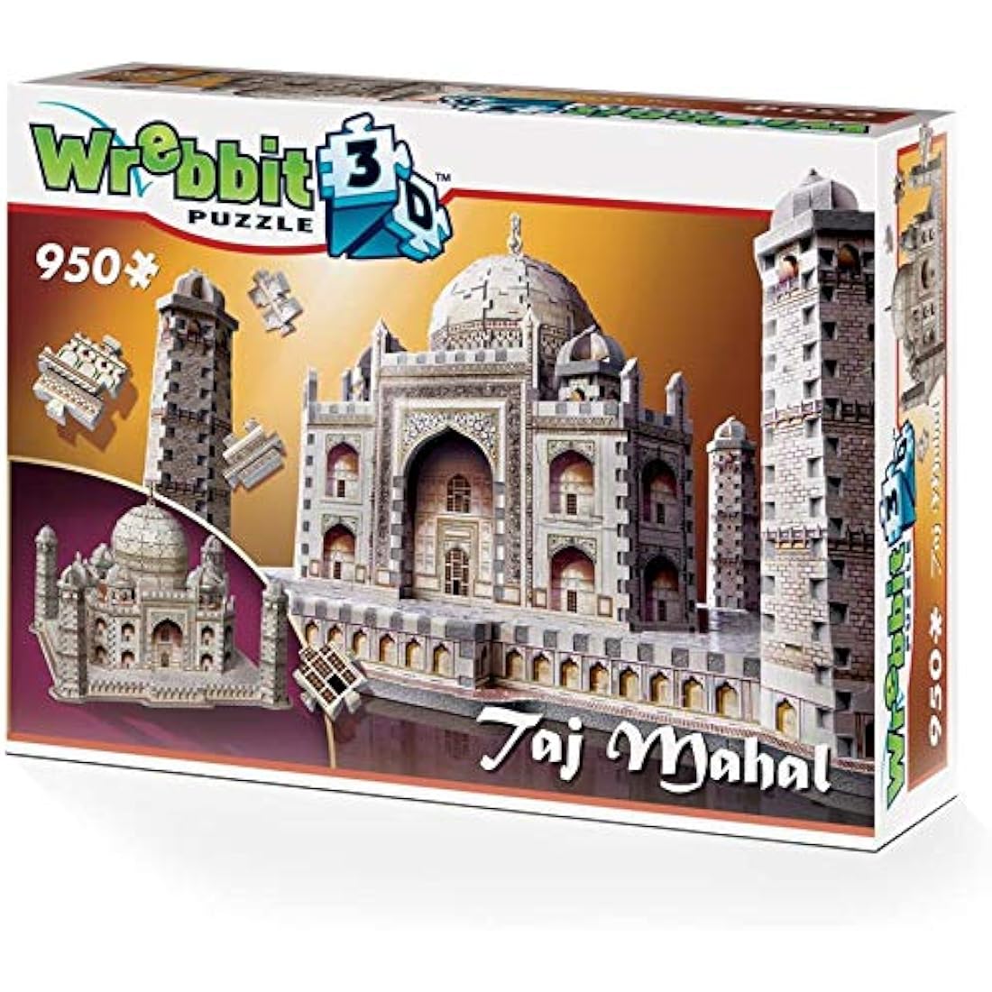 Wrebbit3D | Taj Mahal (950pc) | 3D Puzzle | Ages 8+