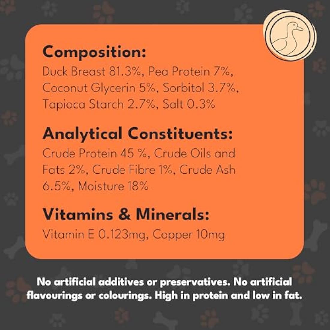 Pet Munchies Duck Strips Dog Treats, Value Pack Dog Chews with Natural Real Meat, Grain Free, Low in Fat and High in Protein 320g