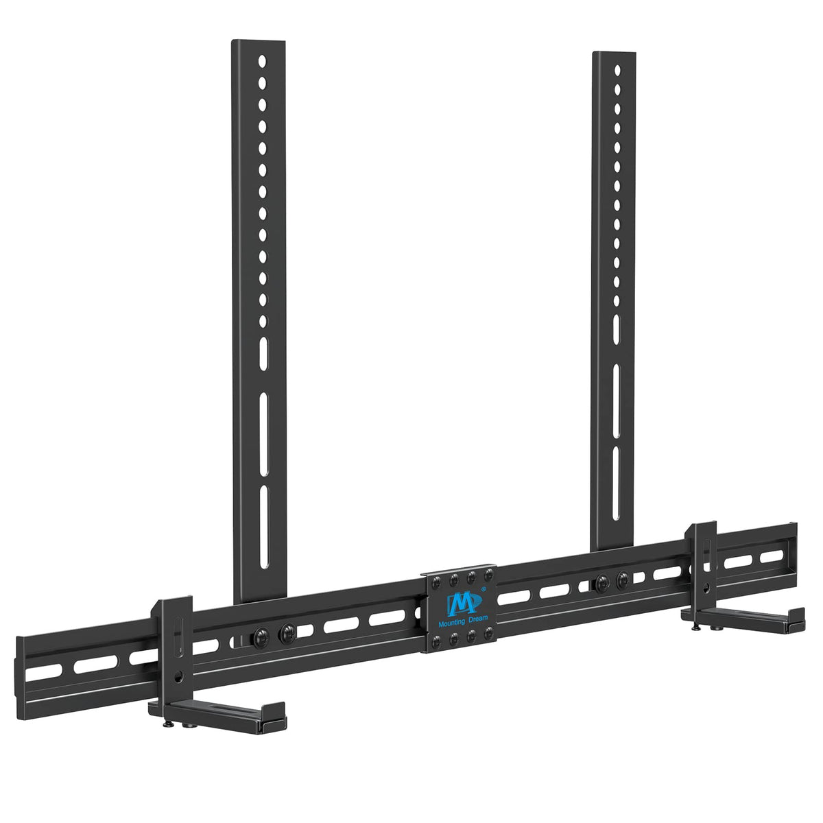 Mounting Dream Universal Soundbar Bracket Fits Soundbars with/without Holes, for Samsung Soundbar, Sony LG PC Bose JBL Bomaker, soundbar TV mount with