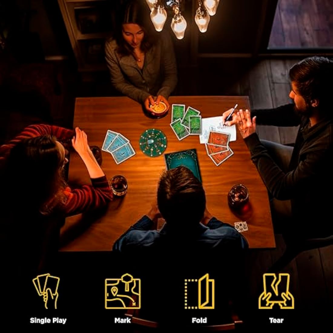 Thames & Kosmos - EXIT: The Sunken Treasure - Level: 2/5 - Unique Escape Room Game - 1-4 Players - Puzzle Solving Strategy Board Games for Adults & Kids, Ages 12+ - 694050