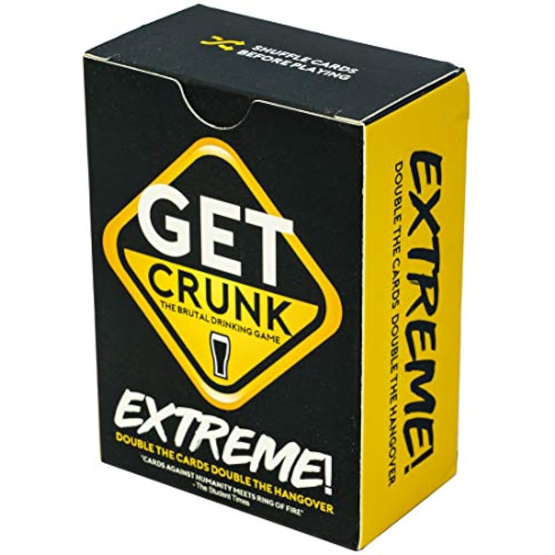 Get Crunk Extreme Volume 3 - The Brutal Card Drinking Game for Students, Pre Drinks, Stag and Hen Parties. You will be abused!
