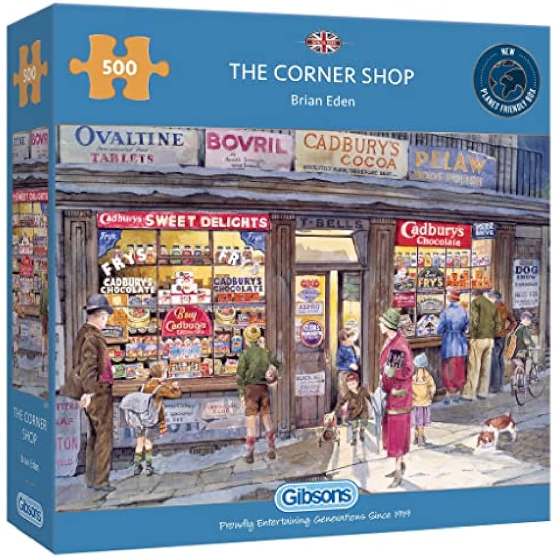 Gibsons Corner Shop Jigsaw Puzzle (500 Piece)