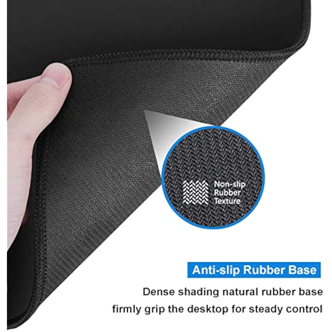 Large Gaming Mouse Pad Anime Night Sky Space Stars Custom Desk Pad,Mousepad with Non-Slip Rubber Base and Stitched Edges Mouse Mat,Portable Desk Mat for Office,Computer Work,Game,31.5X15.7