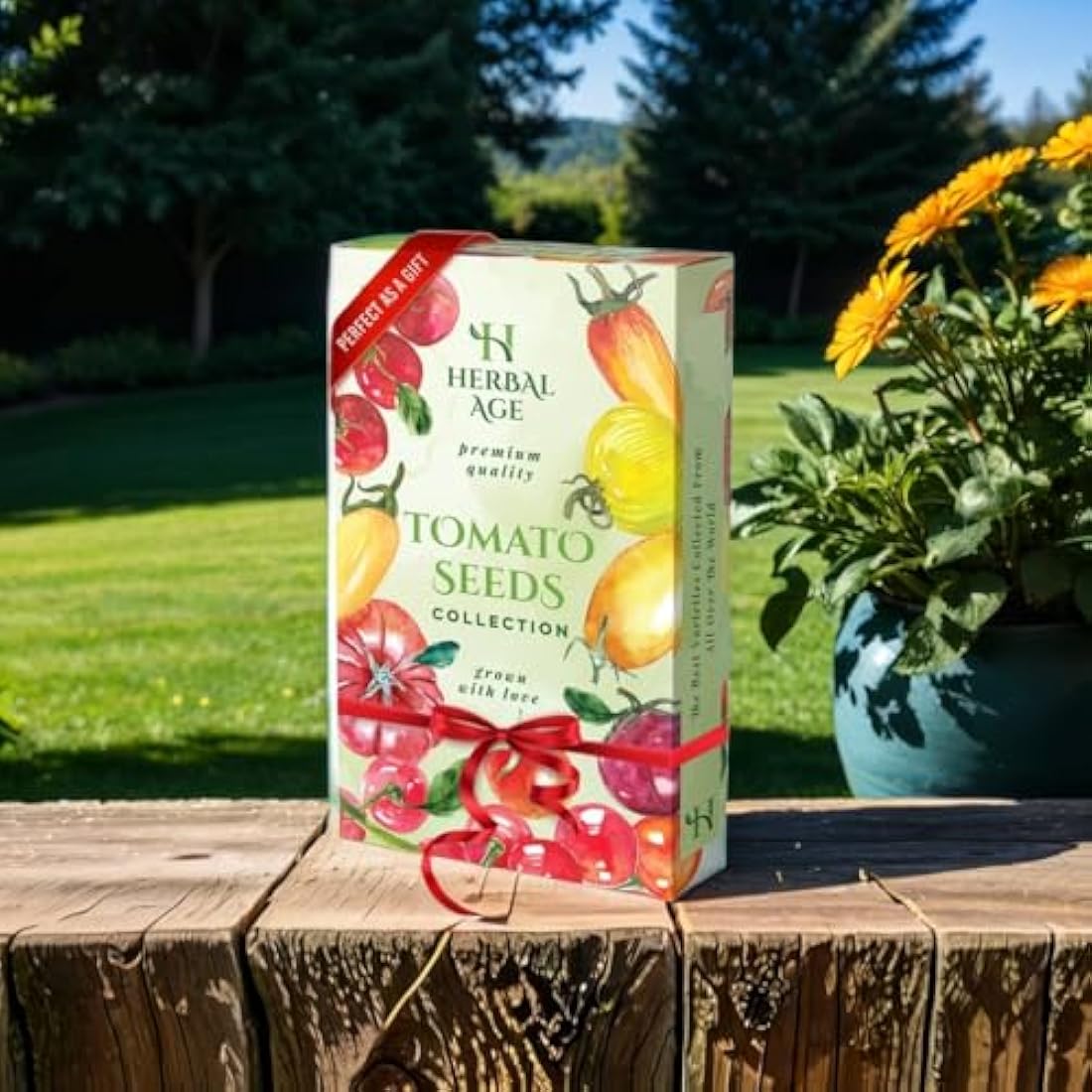 Garden Gifts, Grow Your Own Kits Tomatoes Seeds – 14 Unusual Tomato Varieties, 480+ Perfect Seeds – Gardening Gifts for Women, Unusual Gifts for Men – Allotment Gifts & Garden Accessories