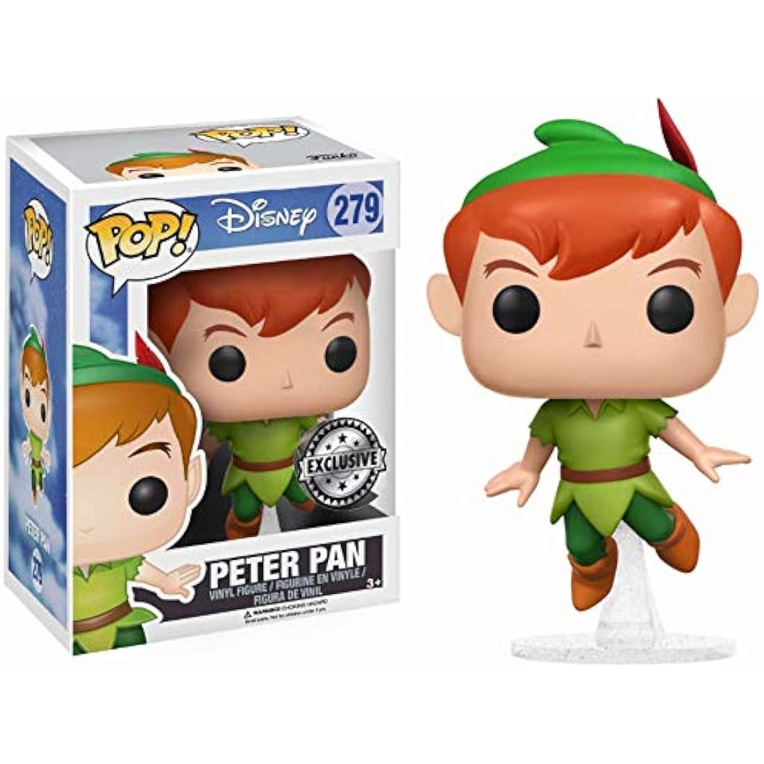 FunKo - Disney Pop Vinyl Figure 279 Peter Pan - Limited Edition, 9 cm, 14063