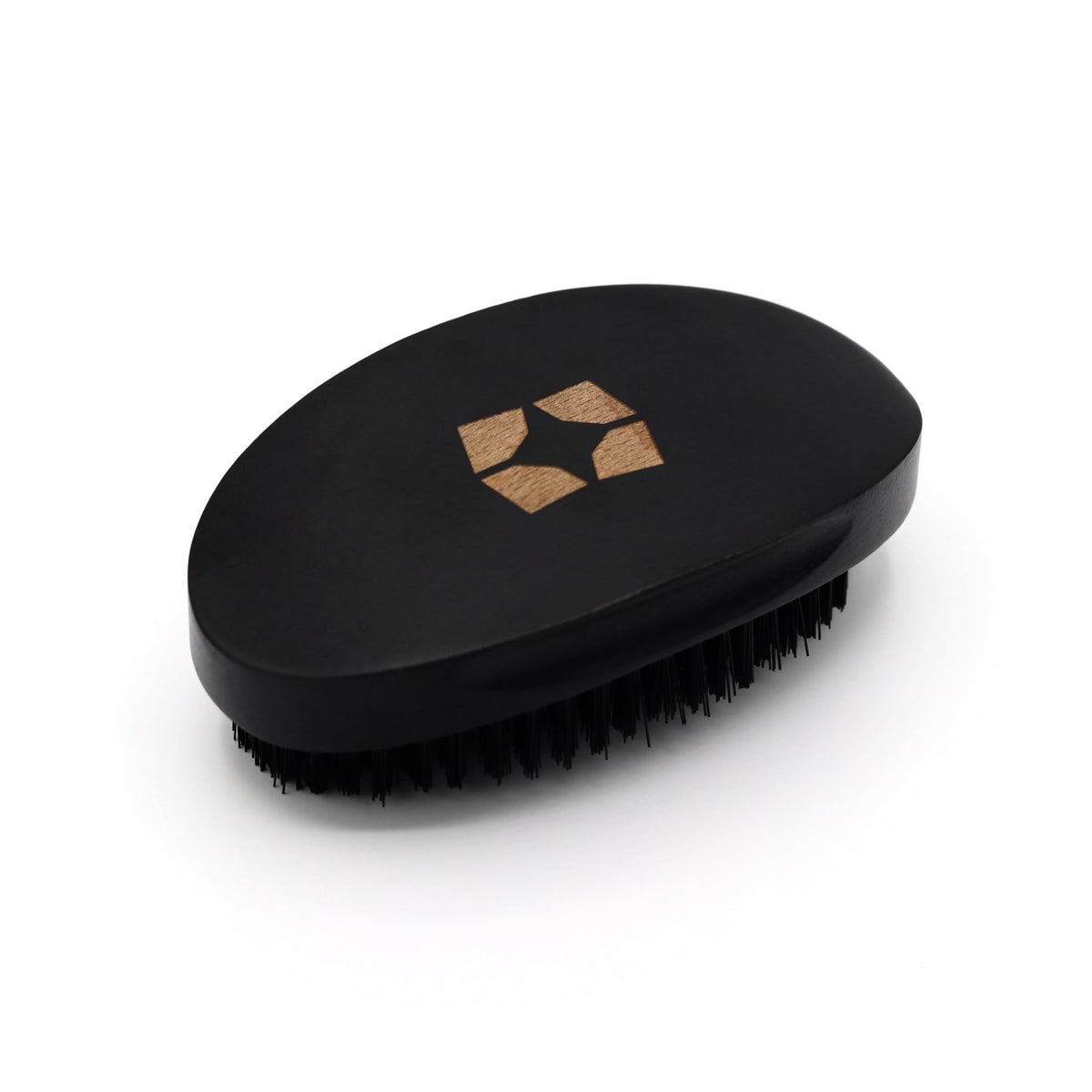 SHYNE Hard Curved Hairbrush | 360 Wave Brush with Reinforced Hard Nylon Bristles | Perfect for Waves and Beards | Everyday Grooming Men?s Brush |
