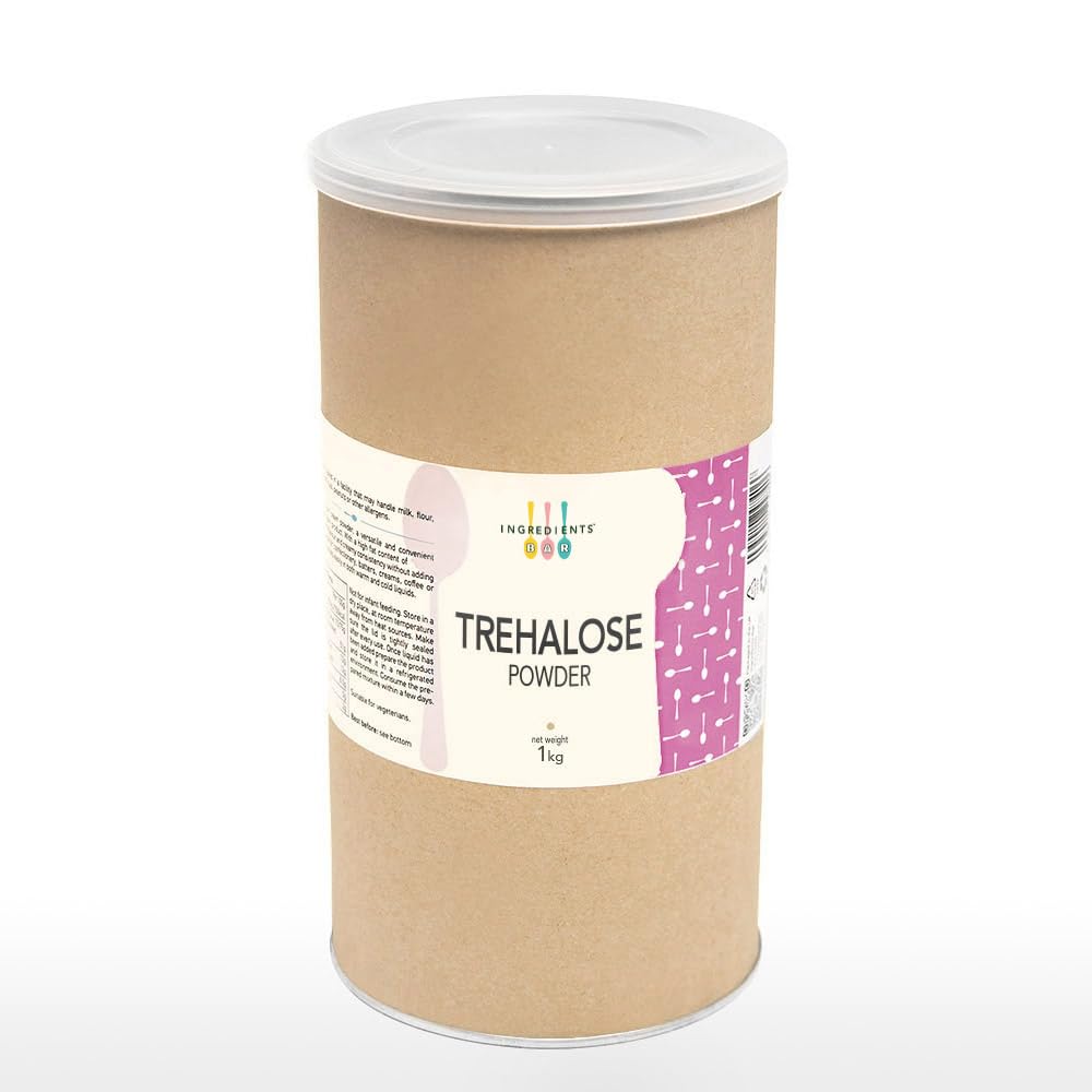 Trehalose Powder 1kg by Ingredients Bar | Authentic Origin, Manufactured in Japan | Multipurpose Sweetening Powder, Anti-Crystallising, Stabilising