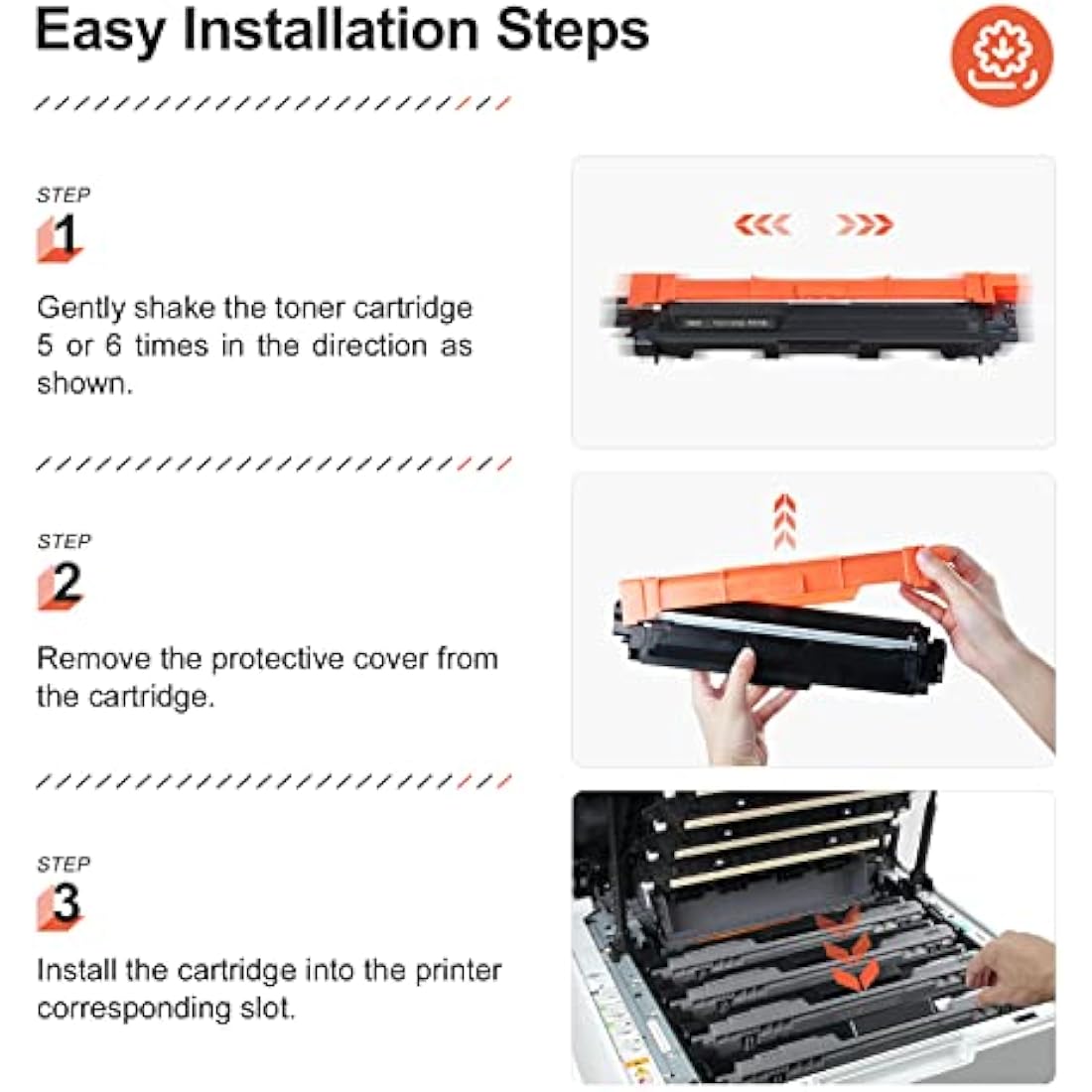 v4ink TN-241 TN-245 Toner Cartridges Compatible for Brother TN241 TN245 HL-3140CW 3142CW 3150CDW 3170CDW DCP-9015CDW 9017CDW 9020CDW MFC-9130CW 9140CDN 9330CDW 9340CDW (Packaging May Vary)