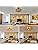 Toolight Rattan Ceiling Light E27, Retro Hand-Woven Rattan Chandelier Lamp, Bohemian Pendant Boho Ceiling Light for Living Room Bedroom Kitchen Hallway Entryway