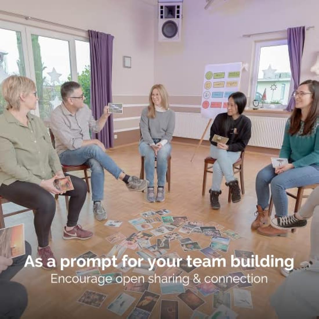 metaFox | Growing Together Postcards Pack | 52 Cards for Coaching & Team building