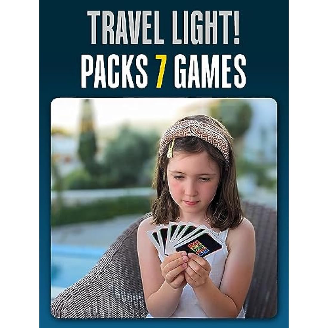 SMART CARDS Megacities, 7 games in 1, Pairs, Snap, Trumps, Rummy, Memory Quiz, Learn Facts, 50 Cards, Travel Game, Gift, Stocking Filler, Age 5+, 1-8 Players