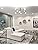 ASHUAQI Sputnik Ceiling Light, 8 Lights Chrome Ceiling Lights Living Room, E27 Modern Semi Flush Industrial Light Fittings Ceilings, Chandelier for Bedroom, Kitchen, Dining Room, Hallway, Lounge