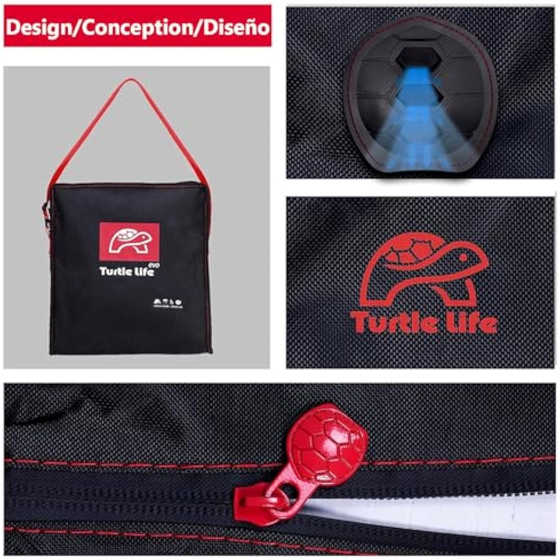 Turtle Life BBQ Grill Cover, 46 Inch Heavy Duty Waterproof Barbecue Gas Grill Covers for Flat Top Griddle, Anti-Fading Cover for 3-4 Burner Gas BBQ Grill, Black，120x60x100cm