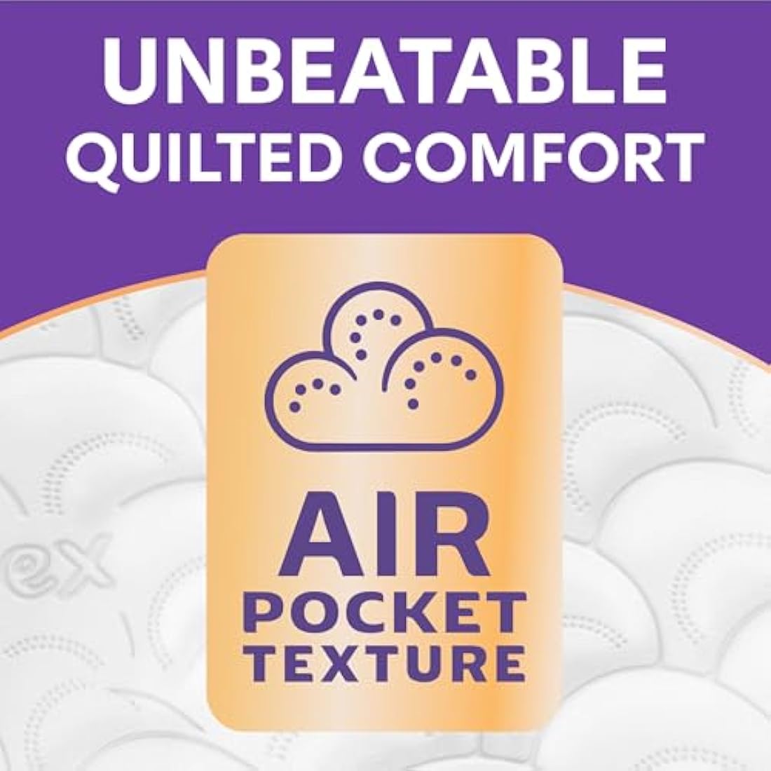 Andrex Ultimate Quilts Toilet Tissue 36 Rolls, Air Pocket Technology for Soft, Thick Sheets - Bulk Pack of 36 Quilted Toilet Rolls, FSC Certified
