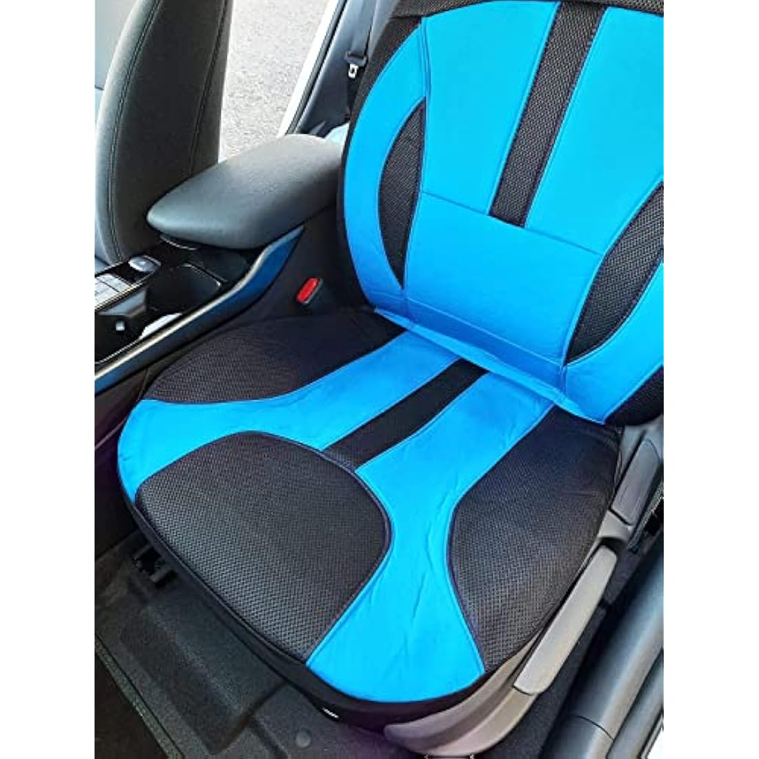 To fit a CITROEN C3, Car Seat Covers, Year - 2018, Elegance, Full Set (Blue/Black)
