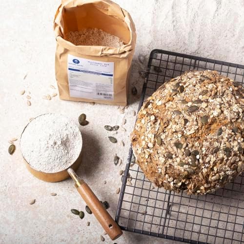 Wholefood Earth Serious Grains 100% Wholemeal Rye Flour (Stoneground) - 3kg – Premium Flour – High Fibre – Made in UK