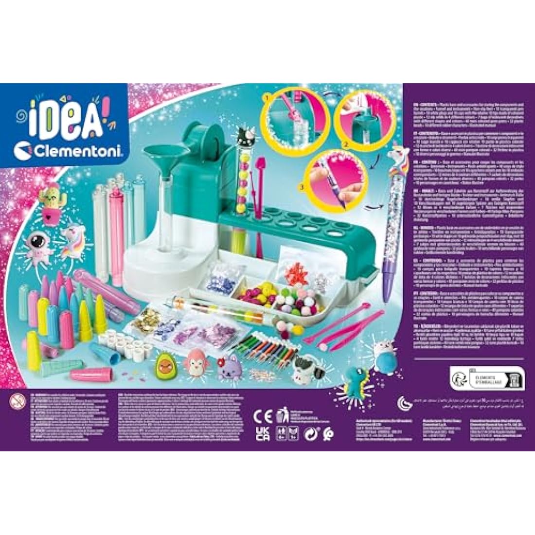 Clementoni- Pen Creator Studio: Personalised Pen Making Kit for Kids, Arts & Crafts (6+ Years)