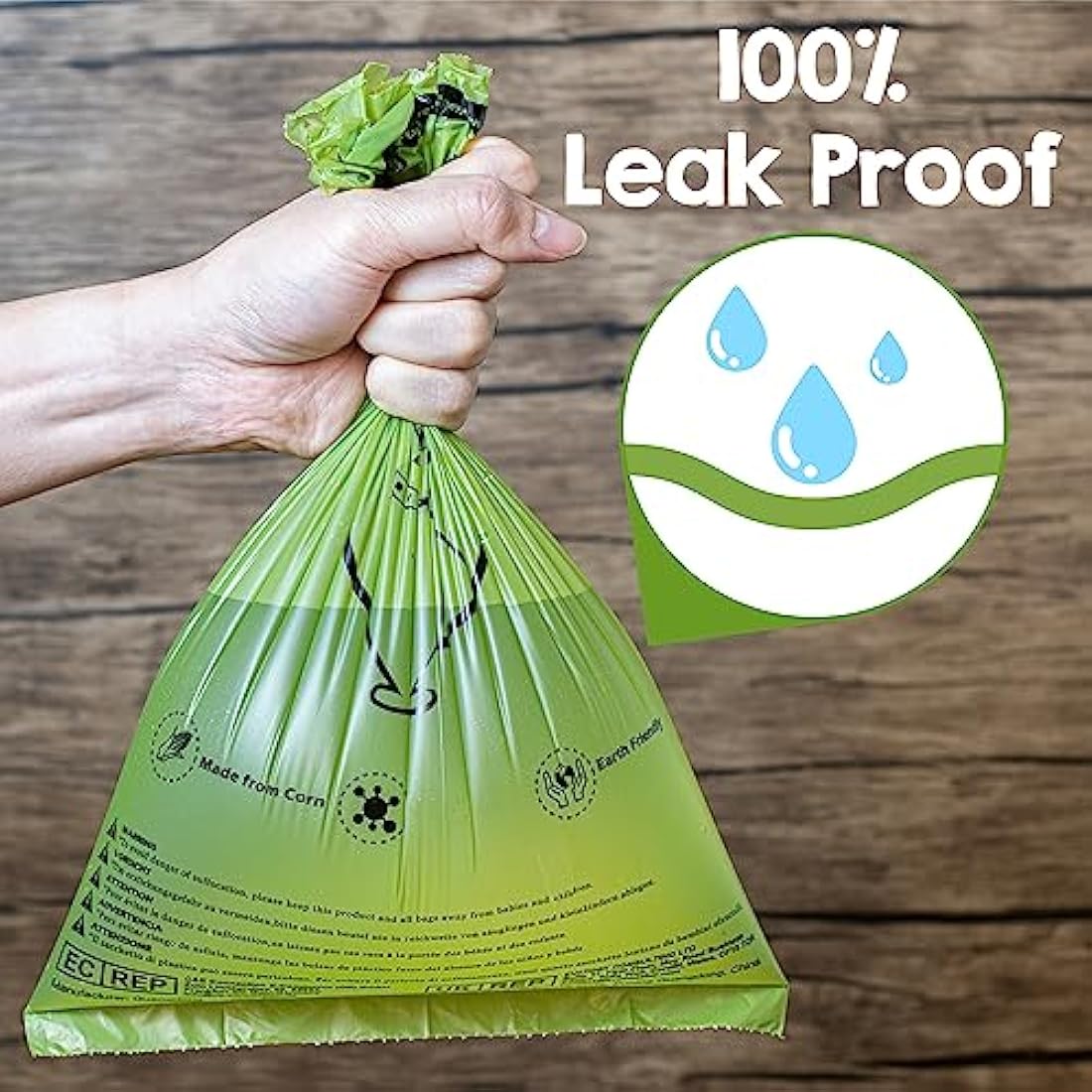 YORJA Dog Poo Bags, 720 Pet Poop Bags, Extra Thick and Strong 100% Leak-Proof Biodegradable Waste Bags