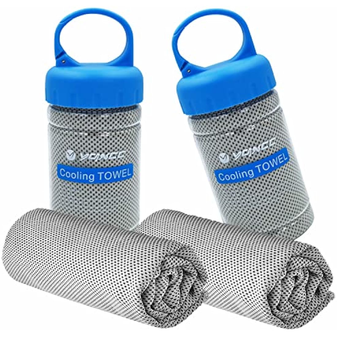 YQXCC Cooling Towel (120x30 cm) Ice Towel for Neck, Soft Breathable Chilly Towel, Microfibre Cool Towel for Yoga, Golf, Gym, Camping, Running, Workout & More Activities