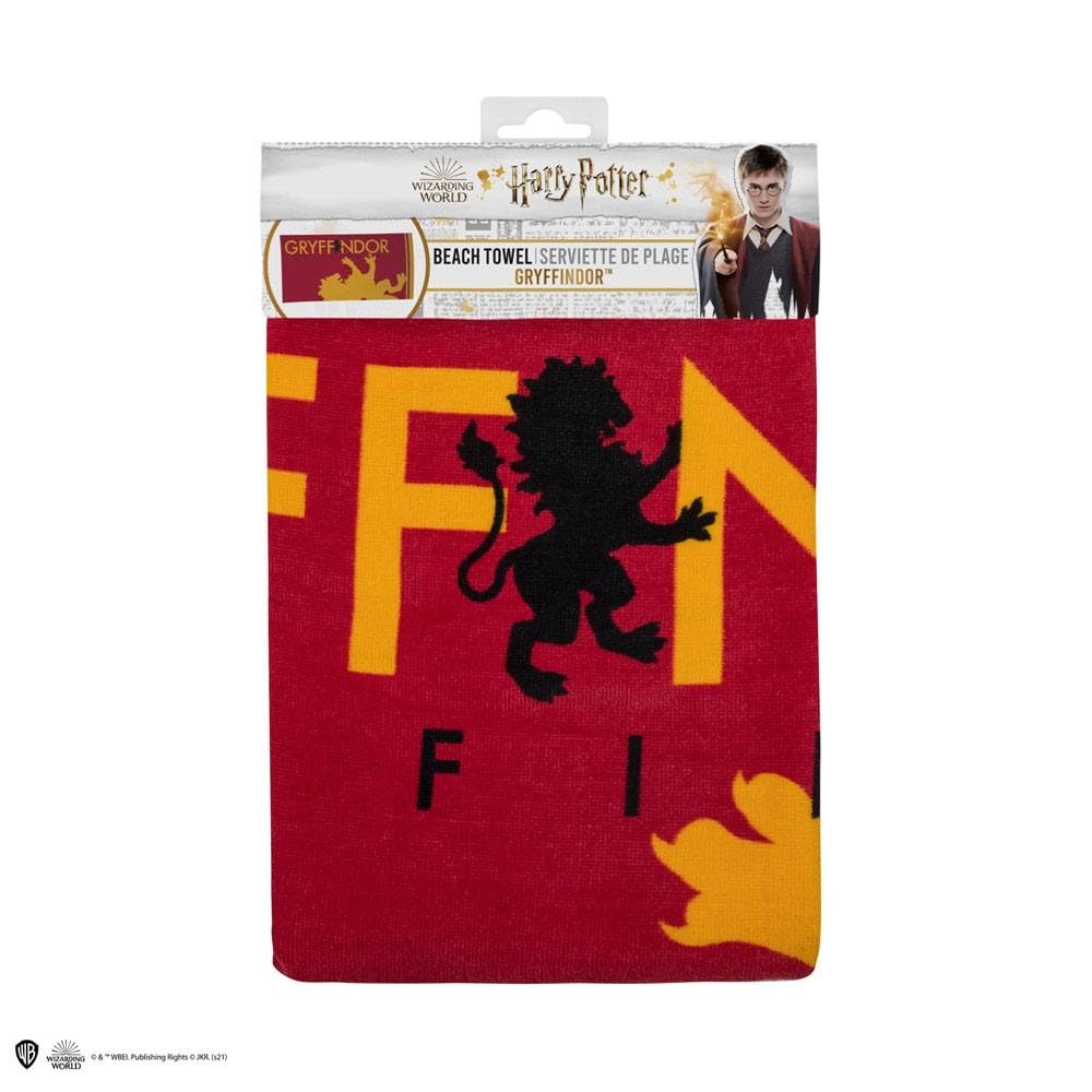 Cinereplicas Harry Potter - Beach Towel Gryffindor - Official License