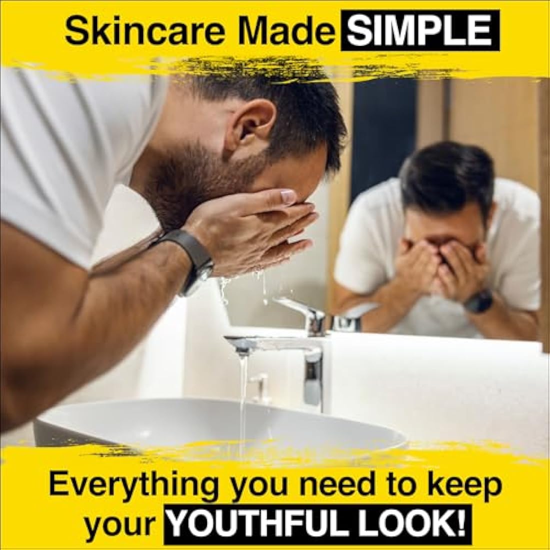 Lumin - Dynamic Duo - Skin Care kit for Men - Includes: Charcoal Face Wash Daily Detox & Daily Face Moisturiser,Suitable for all skin types, Daily Use, Two Month Supply