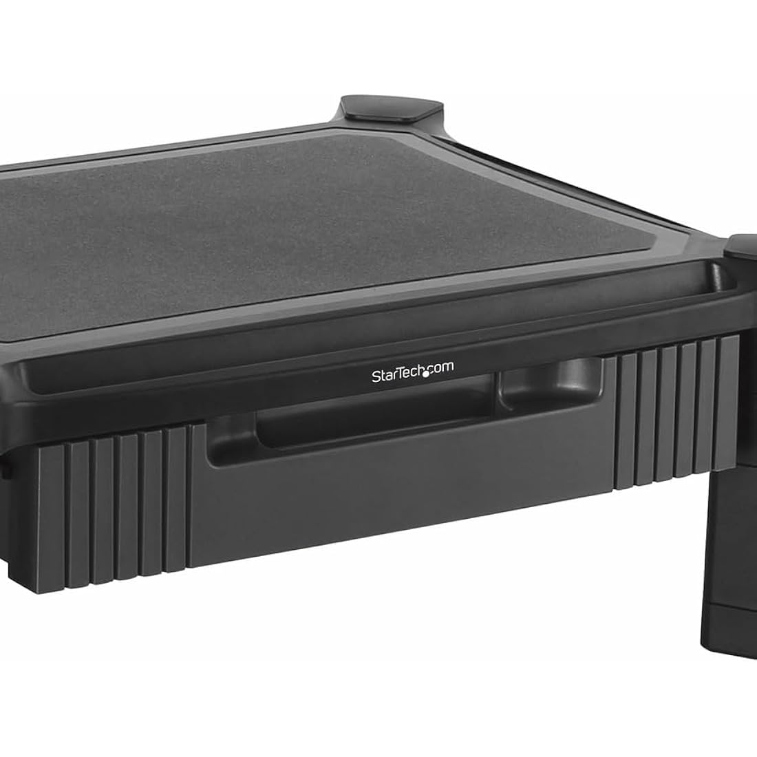 StarTech.com Adjustable Monitor Riser - Drawer - Monitors up to 32”- Adjustable Height - Monitor Stand - Computer Monitor Riser (MONSTADJD)