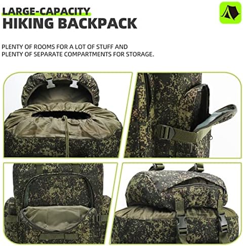King'sGuard Men's 100L Camping Hiking Backpack