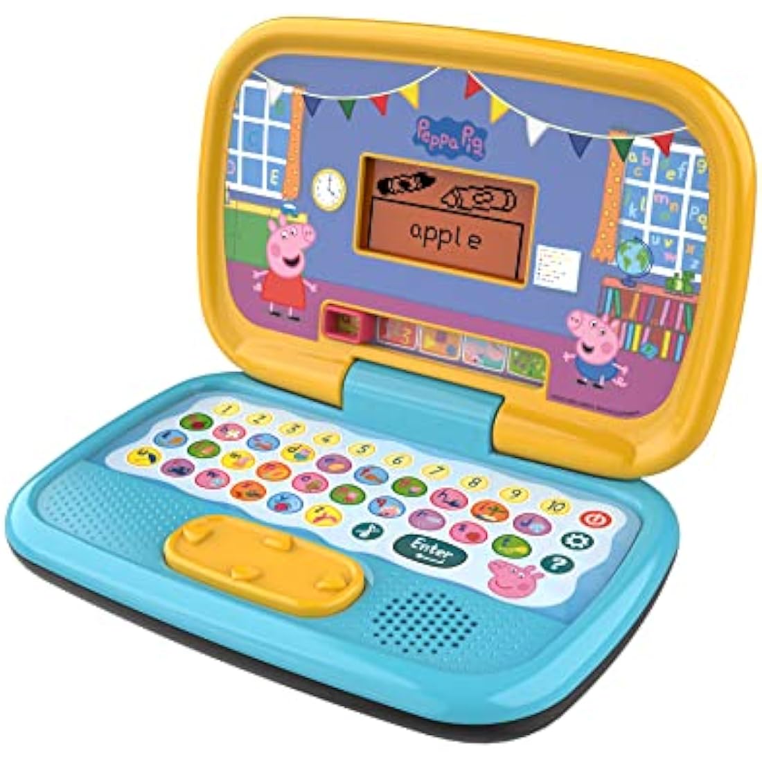 VTech Peppa Pig: Play Smart Laptop | Interactive Learning Laptop for Kids with Letters & Numbers | Suitable for Boys & Girls 2, 3, 4, 5 and 6 Years, English Version