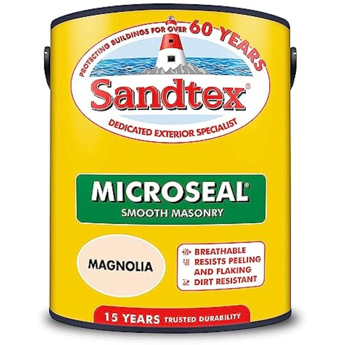 Sandtex Ultra Smooth Masonry Paint 5 Litre Magnolia