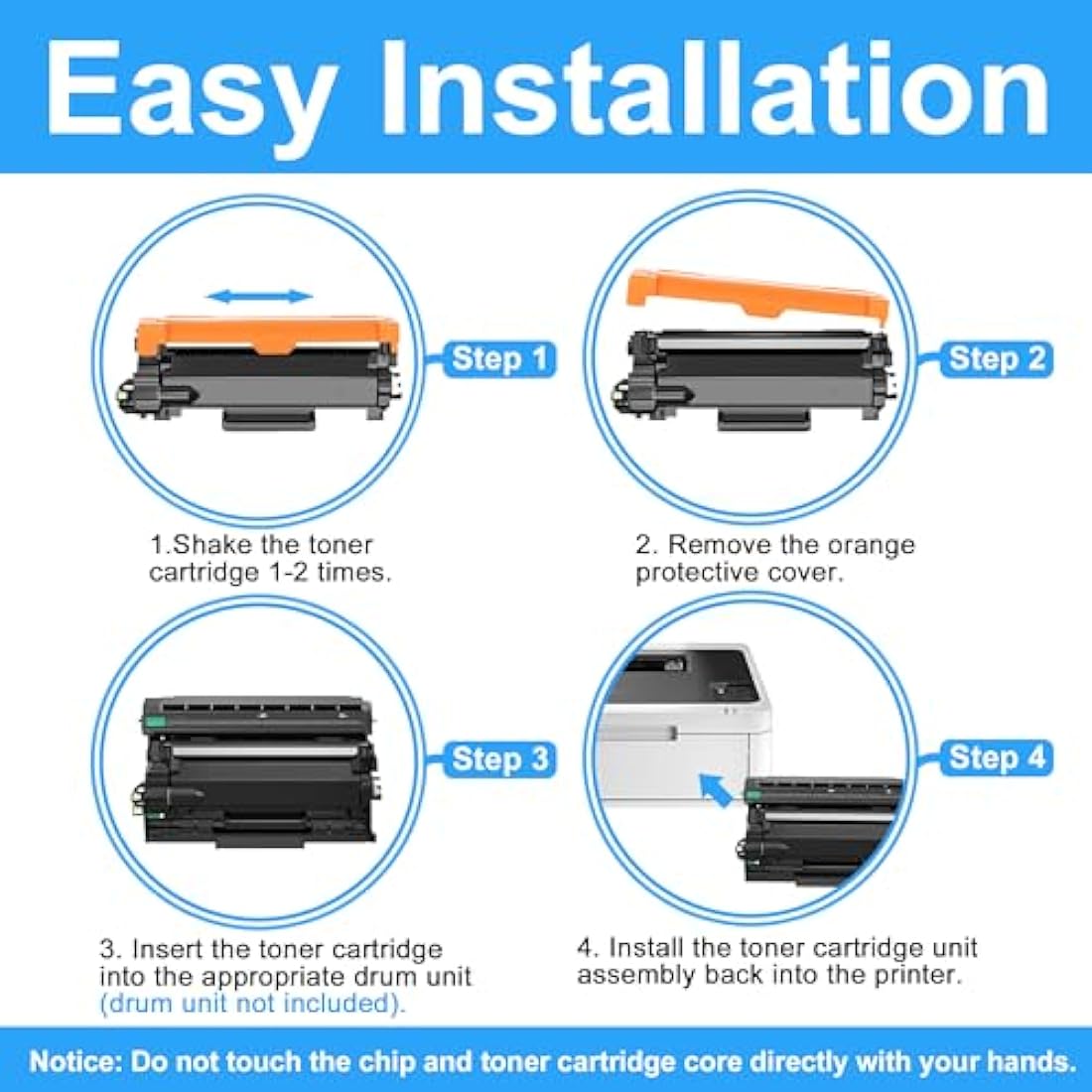 LCL TN2510XL High Yield Toner Cartridge Replacement for Brother TN2510 TN2510XL TN-2510 TN-2510XL for Brother HL-L2400DW HL-L2400DWE HL-L2445DW HL-L2447DW DCP-L2620DW DCP-L2627DW DCP-L2627DWXL (2Pack)