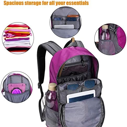 G4Free 35L Waterproof Hiking Backpack Outdoor Backpack Trekking Daypack for Camping Hiking Backpacking Climbing with Rain Cover