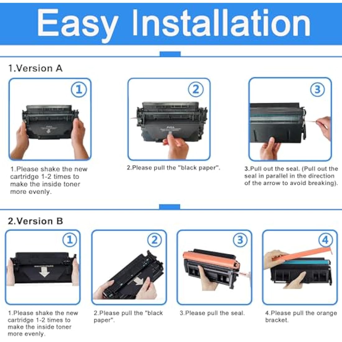 LCL CF289A Toner Cartridge Replacement for HP 89A 89X CF289A CF289X With CHIP Compatible with HP LaserJet Enterprise M507 M507dn M507x MFP M528dn MFP M528f Flow MFP M528z M528c (1 Black)