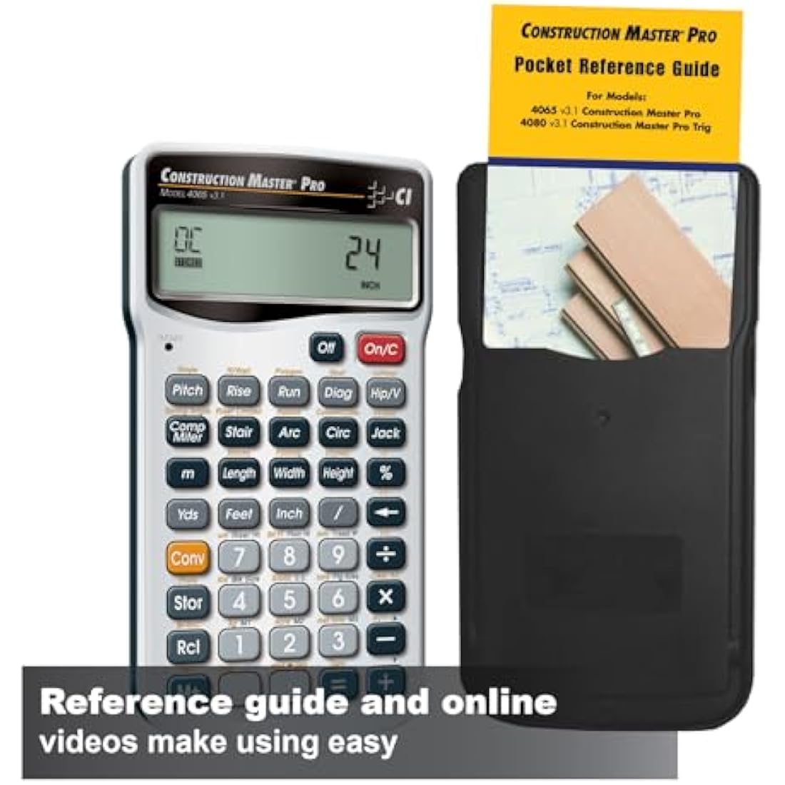Calculated Industries 4065 Construction Master Pro,Estimators,Builders, Framers,Remoders and Carpenters,Silver