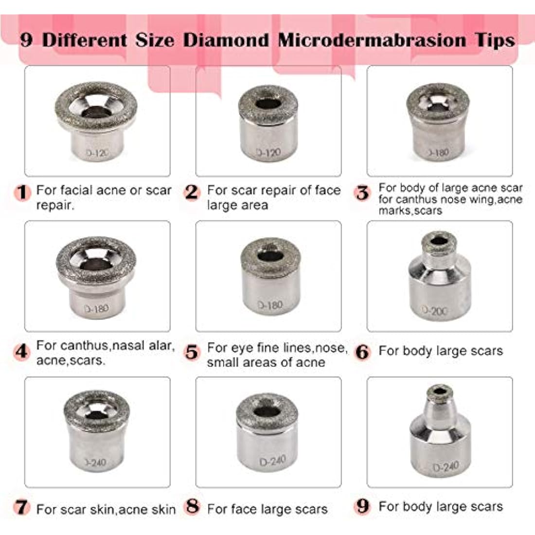 【Upgraded Version】 Microdermabrasion Machine Diamond Professional, Facial Care Salon Micro Dermabrasion Kit for Personal Home Use to Skin Rejuvenation, Tightening Beauty Machine